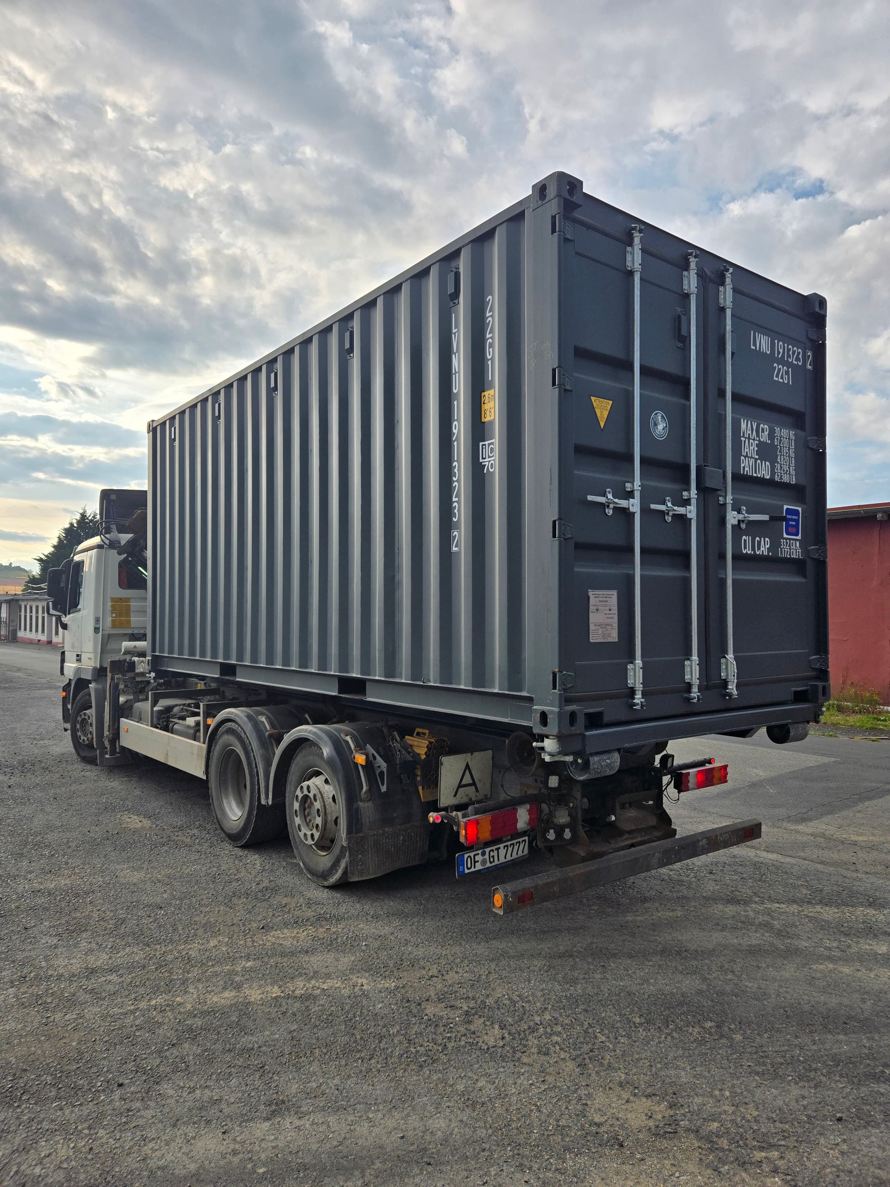 Abrollcontainer Stahlbau